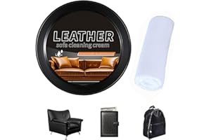 Cutiolly Entretien Intensif du Cuir,Leather Cleaner,Entretien Cuir Voiture,Nettoyant Cuir Voiture Interieur,Crème de Nettoyage pour Cuir,pour Intérieur de Voiture,Canapé,Sacs,Chaussures