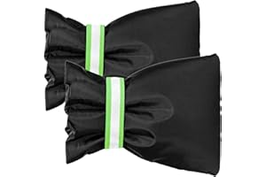 YAAVAAW 2 Stück Wasserhahn Abdeckung,Außen Wasserhahn Winterschutz Frostschutz Verdickung Thermoschutz für Außenwasserhahn,Reflektierender Streifen Wasserhahnabdeckung Kältebeständig Wasserdicht für Garten