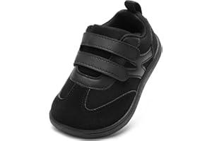 STQ KIDS Chaussures Barefoot Enfant Zero Drop Largeur Extra Souples Bébé Premiers Pas Basket Antidérapant Garçon Fille Taille 21-29 EU