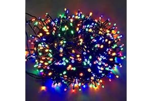 Avoalre Guirlande Lumineuse à Piles 40M 300 LED 8 Modes Étanche IP44 Décoration Lumière Intérieur pour Sapin de Noël Chambre Jardin Nouvel An Fête Mariage Exterieur Noël - Multicolore