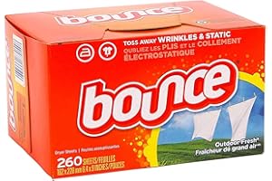 Bounce Outdoor Fresh Dryer Sheets - 260 Sheets/Trocknertuecher -USA-