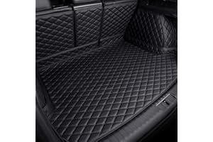 BNHHB Car Boot Mats Liner Tray for Mercedes-Ben z GLC 2017-2020, Leather Auto Boot Mat Dust-proof Anti-scratch Mat Tailored Cargo Storage Protector Pad Rear Trunk Foldable Carpets