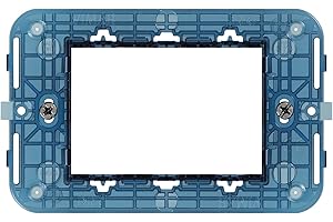 Vimar 19613 Arké Support de montage 3 modules, avec vis, pour boîtes 3 modules