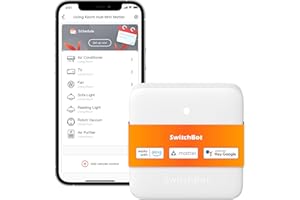 SwitchBot Hub Mini Matter, Smart IR Blaster Home Hub Casa Smart, Gateway Domotica Casa Intelligente, Controllo AC/TV/Luci via App o Voce, Compatibile con Alexa, Google Home, Apple Home, Wi-Fi 2.4GHz