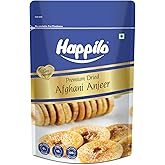 Happilo Premium Dried Afghani Anjeer 200 g Pack | Dried Figs Ajnir | Rich source of Fibre Calcium & Iron | Low in calories an