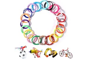 Vinabo Filament Stylo 3D, Recharges de Stylo à Impression 3D en PLA, Recharge Stylo 3D 1.75mm, penna 3d, 20 Couleurs (Chaque Couleur 5 M), pour ODRVM, Tecboss, Lovebay et Stylo D'imprimante 3D