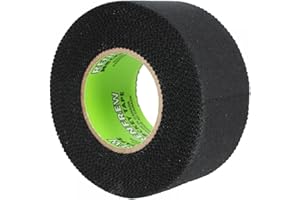 Renfrew Pro - Nastro adesivo per mazze da hockey su ghiaccio, 36 mm x 25 m, colore: Nero