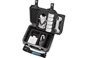 LEKUFEE Étui de Transport Rigide pour DJI Mini 3 Pro (DJI RC)/ DJI Mini 3 Pro(DJI RC N1) et DJI Mini 3 Pro Accessoires (étui Uniquement)