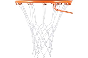SYHOOD Basketballnetz, Ersatz für jedes Wetter, passend für Standard-Basketballkörbe, drinnen oder draußen, 12 Schlaufen