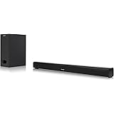 Sharp HT-SBW110 2.1 Slim - Barra de Sonido Cine en casa (Bluetooth, HDMI ARC/CEC, Potencia máxima Total de Salida: 180w, Audi