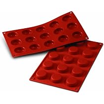Silikomart Silikonform Für Tartelettes – 15 Mulden, Antihaftbeschichtet