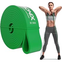 Bionix Widerstandsbänder Set – 4 Stärken (6,8–22,7 Kg), Mit Türhaken & Tasche – Für Klimmzüge, Training, Yoga
