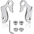 DesertBoy 2 Piece Bike Rear Derailleur Hanger Aluminium Alloy Rear Gear Mech Bike Gear Derailleur Hanger Hook Drop Out Adapter with Allen Wrench and Screws