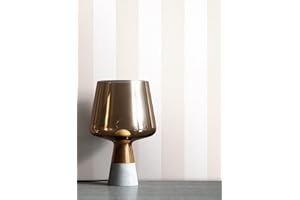 Newroom Tapete Beige Vliestapete Streifen - Streifentapete Landhaus Weiß Linien Modern inkl. Tapezier-Ratgeber