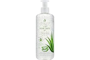 Derora Gel d'Aloe Vera | Contient des ingrédients 100% purs et naturels | pour guérir, apaiser et hydrater la peau, le visage et le corps | Sans cruauté et végétalien (500ml)