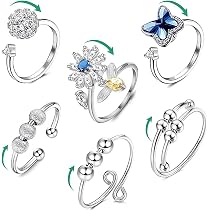 Anillo Antiestrés De Acero Inoxidable Para Mujer Y Hombre Su | Cuotas