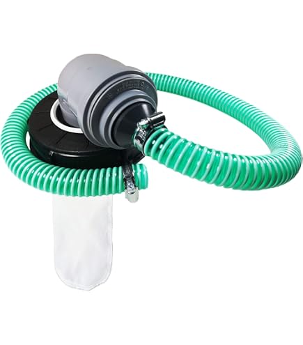 Filtre Couvercle IBC 90° 163mm Nylon Lavable - Accessoire Réservoir Eau Pluie DN150