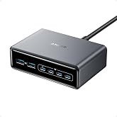 Anker Prime Charger Fast Charge USB C 200W Charging Station | GaN 6-Port Desktop Charger for iPhone 17/16, Samsung, MacBook,