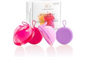 INLY-ZEN Inly Zen - Coupes menstruelles disque – confort ultime, réutilisables, flexibles et éco – 1 coupe = 4 tampons – jusqu’à 12h de protection – 2 tailles – sûres et hygiéniques.