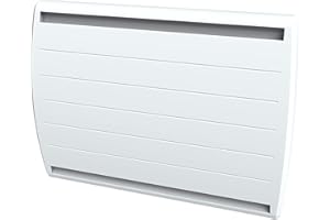 CARRERA Radiateur à inertie Double Coeur Fonte Cisco lcd 1500W, Blanc