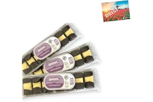 Set 3x Gwoon Mergpijpjes 200g I Wikinger-Röllchen I Holländische Gebäckspezialität mit Marzipan, Schokolade und Kuchenteig I Marzipan aus den Niederlanden I Kekse und Gebäck I Holland-Box by Vriens