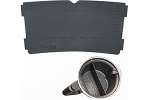 mixcover divisore per cestello di cottura, per Bimby TM6, TM5, TM31, accessorio, per cottura al forno, raschietto per robot da cucina, flessibile
