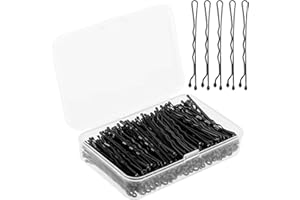 MIIEPLS Forcine per Capelli, 200 Pezzi Mollette Capelli,Metallo Invisibili Fermagli,pille Bobby, set di Fermagli per Capelli, con Scatola per Bambini, Ragazze, Donna