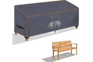 Trädgårdsbänk skydd 3-sitsig 163 W x 70Dx63/86 cm, skyddande överdrag trädgårdsbänk, 420D oxford UV-resistent vattentätt skyd