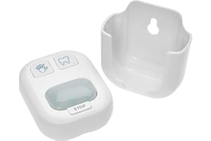 TFA Dostmann 38.2046.02 - Secchio per lavarsi le mani e i denti, adatto per bambini e adulti, fissaggio senza foratura, colore: Bianco