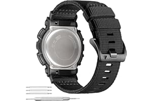 YOOSIDE Wytrzymała nylonowa bransoletka do Casio G-Shock DW-5600/8900, regulowany pasek do zegarka sportowego do GA-100/GW-B5600/GB-5600/GW-6900