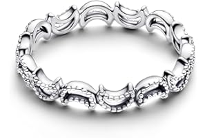 PANDORA Anillo de mujer media luna plata 194258C00