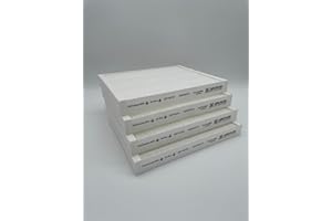 Lot de 4 Filtres G4 Aerofilter – Compatibles VMC UNELVENT Orka BP/BP HR – 255x180x25 mm – Filtration Double Flux – Synthétique – Remplacement Facile – Expédition France