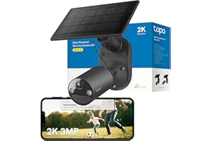 Tapo C411 KIT 2K 3MP Battery Security Camera Outdoor Wireless,Solar Security Camera,Colour Night Outdoor Camera,AI Detection,IP65,No Hub Required,Alexa,Google Home,Flexible Storage,No Monthly fee