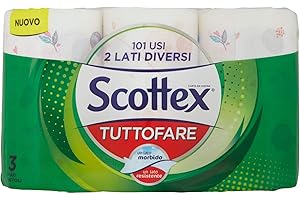 Scottex Tuttofare Küchenpapier, 3 Maxi Rollen