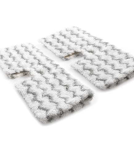 Lot De 6 Tampons Microfibre Pour Balai Vapeur - Dimensions 41x13cm, Lavables Plus De 100 Fois