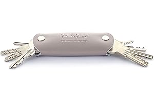 Jaimie Jacobs Key Boy - Porte-clés en cuir (Gris)