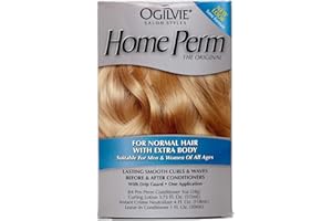 Ogilvie Kit de permanente The Original Home Perm - Pour cheveux normaux - Boucles et ondulations de longue durée