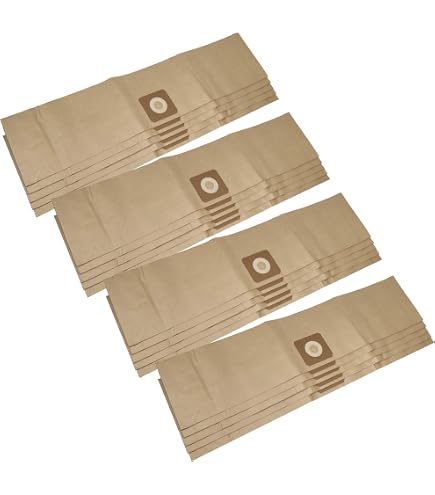 Sacchetti Per Aspirapolvere MisterVac 10 Pezzi Compatibili Con Bosch UniversalVac 15, Tessuto Non Tessuto 2 Strati, Per Polveri L/M - 5