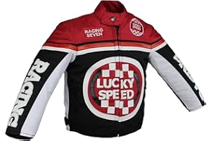 Euro Stars Veste de motard pour enfant - Veste en textile - Veste de motard de course noire