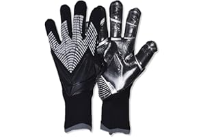 OLYSPM Guanti Portiere Bambino Guanti da Portiere Guanti da Calcio con Palmo in Lattice Antiscivolo,Guanti Calcio Traspiranti e Resistenti alle Abrasioni,Taglia 6/7/8/9/10