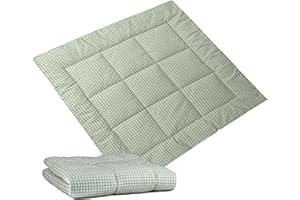 MOLIS & CO molis&co. Tapis de jeu pour bébé. Tapis de sol portable pliable extra large de 100 x 100 cm pour les tout-petits et les bébés. Très rembourré. Mint Tea. OEKO-TEX 100.