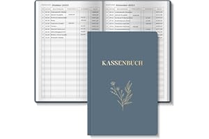 ‎BIROYAL BIROYAL Kassenbuch A5-120 Seiten Haushaltsbuch, Budget Planner & Kassenbücher - Einnahmen Ausgaben Buch - Haushaltsbuch zum Eintragen - Kassenbuch Kleinunternehmer- Ausgaben Tracker Finanzplaner