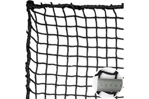 LGLFDJ Filet D'escalier Noir,Barrière De Filet De Golf à Fort Impact, Filet D'arrêt De Balle Pour Jardin,filet De Sécurité Pour Clôture De Balcon,filet De Sécurité Po(Size:1M×10M(3.3FT×32.8FT),Color:Noir)