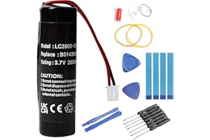 Fuworance 2800mAh 3.7V B0143KH9KG Batterie de Rechange Compatible avec Croove Voice Amplifier Lithium ION Batterie avec kit d'outils de réparation