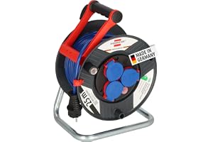 Brennenstuhl Garant IP44 kabeltrumma (25 m, specialplast, kortfristig användning utomhus, Made in Germany)