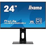 iiyama ProLite XUB2492HSU-B1 60,5cm (23,8") IPS LED-Monitor Full-HD (VGA, HDMI, DisplayPort, USB2.0) Ultra-Slim-Line, Höhenve