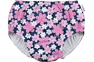 green sprouts - Couche culotte de piscine eco - Navy Blooms - 3T (2-3 ans)