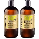 Naissance Natürliches Vitamin E Öl (Nr. 807) 1 Liter (2x500ml) 100% natürlich