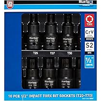 Impact Inbusset 1/2 Inch Bergen B1305 Impact Inbusset 8-delig – 1/2 Inch Hex Aansluiting, Metrisch 5-19 Mm Industriële Impact Bits Set Impact Inbusset 1/2 Inch Bergen B1305 Impact Inbusset 8-delig – 1/2 Inch Hex Aansluiting, Metrisch 5-19 Mm Industriële Impact Bits Set