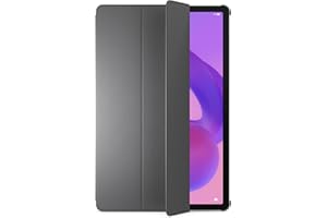 Lenovo Folio Idea Tab Pro (Protección a Impactos, Cuero de Poliuretano, Fácil Agarre, Función Reposo/Activado, Acople Magnético para Lápiz Óptico) - Color Gris